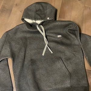FIGS FUR LINED HOODIE - Dark Grey